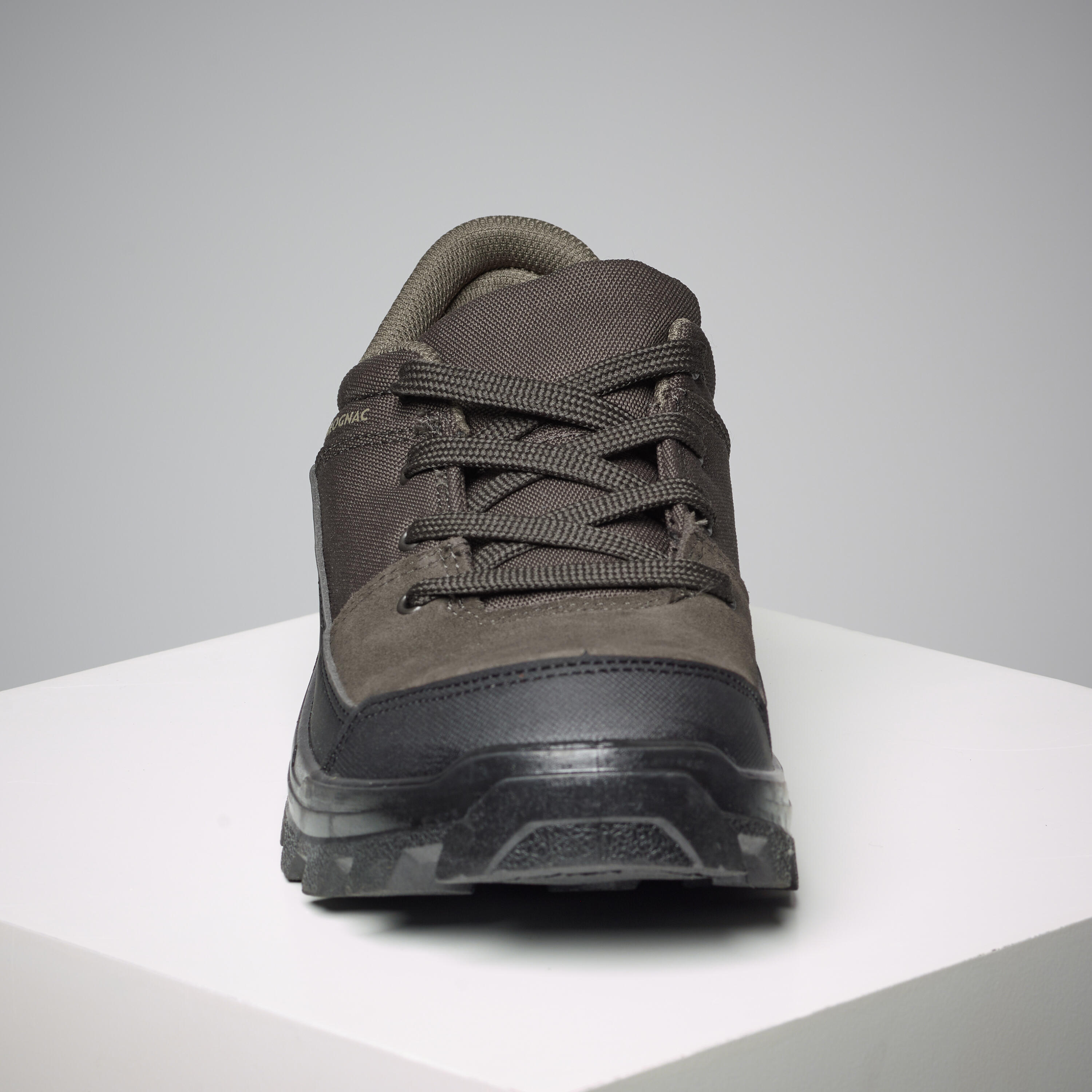 Outdoor Shoes Leather Breathable Crosshunt 100 - Brown