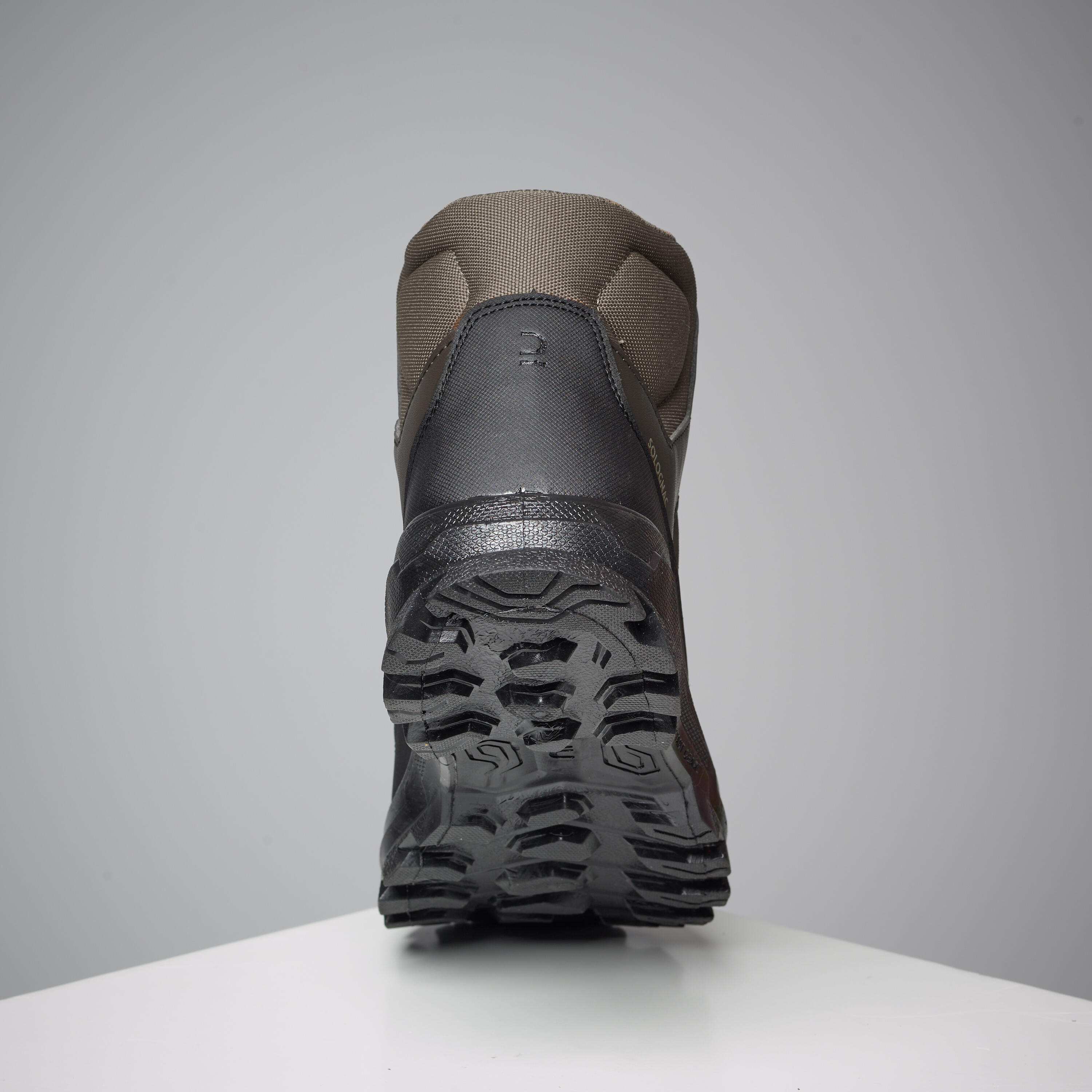Ademende leren jachtschoenen Crosshunt 100 hoog model bruin 5/8