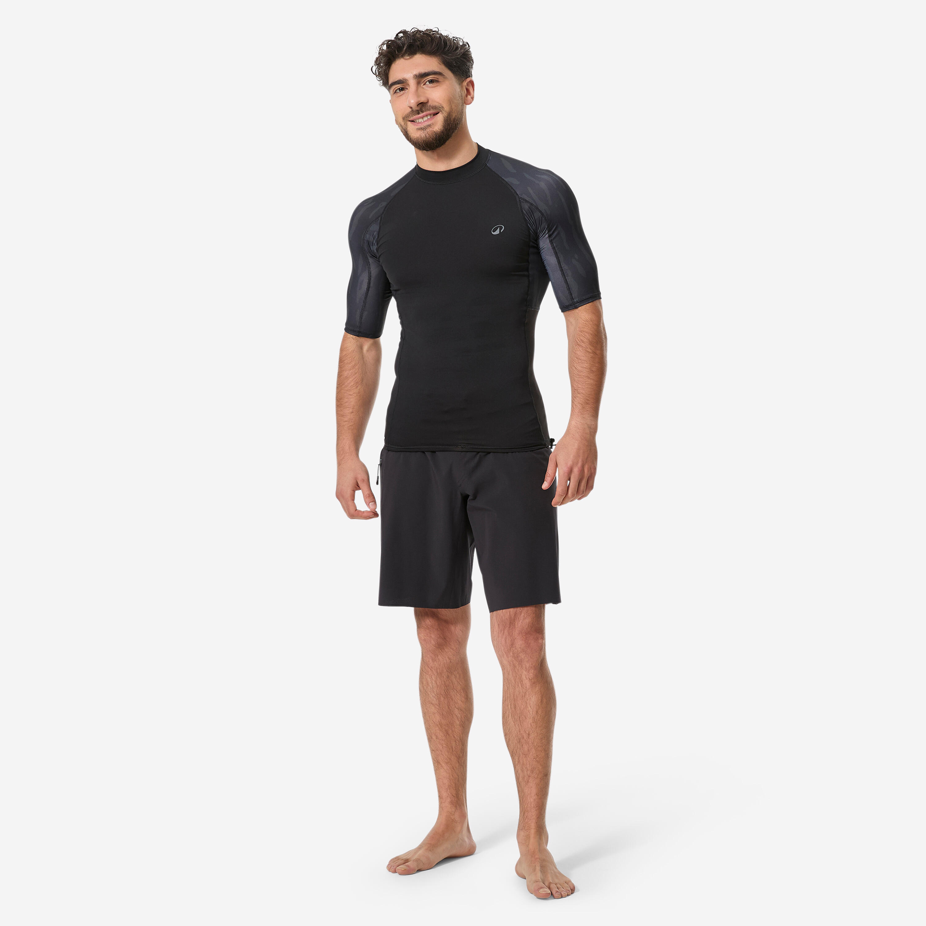 UV-T-Shirt kurzarm Herren – 500 schwarz Beast 2/11