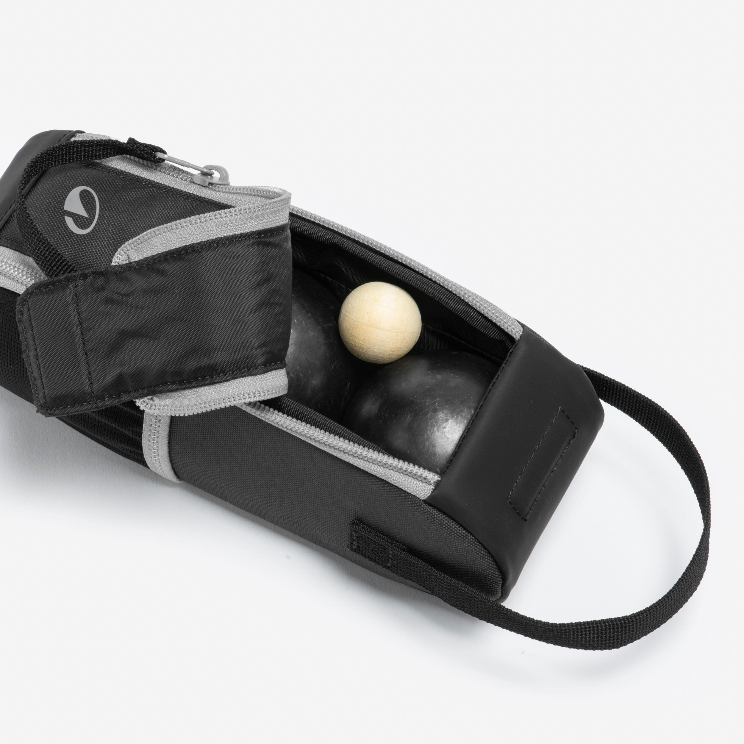 Sac de pétanque semi-rigide pour 3 boules 6/6