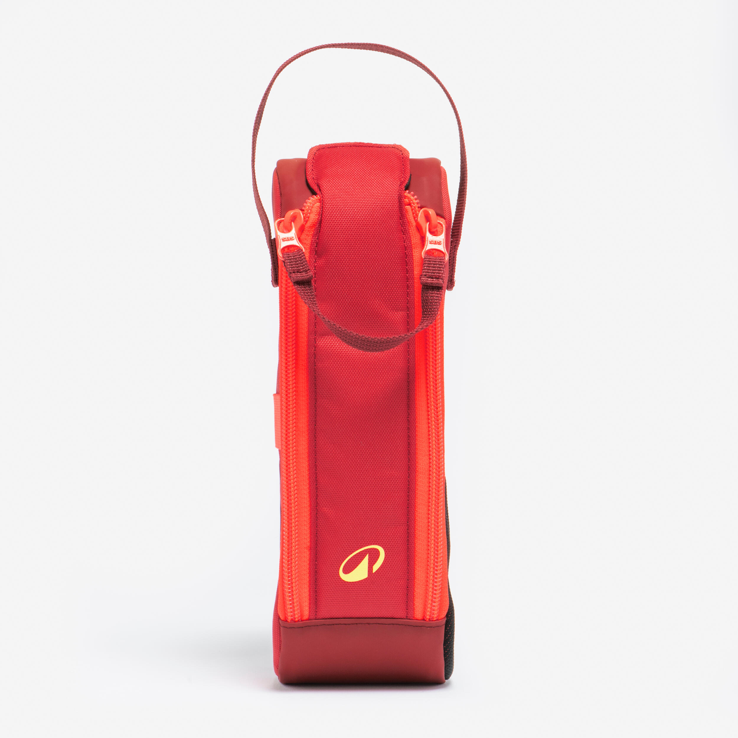 Semi-Rigid Bag for 3 Petanque Boules-Red