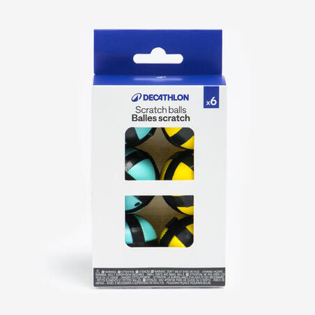 М'ячики на липучках для гри в дартс 6 шт.