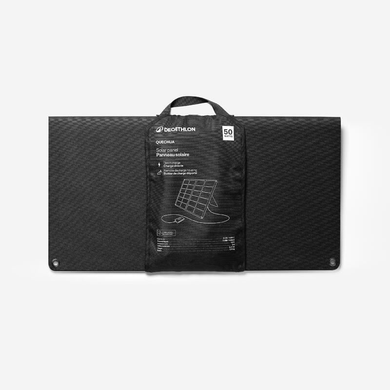 Panou solar de camping 50 watts cu cutie USB