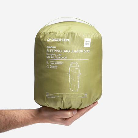 Cпальний мішок дитячий 10 °C легкий і компактний хакі