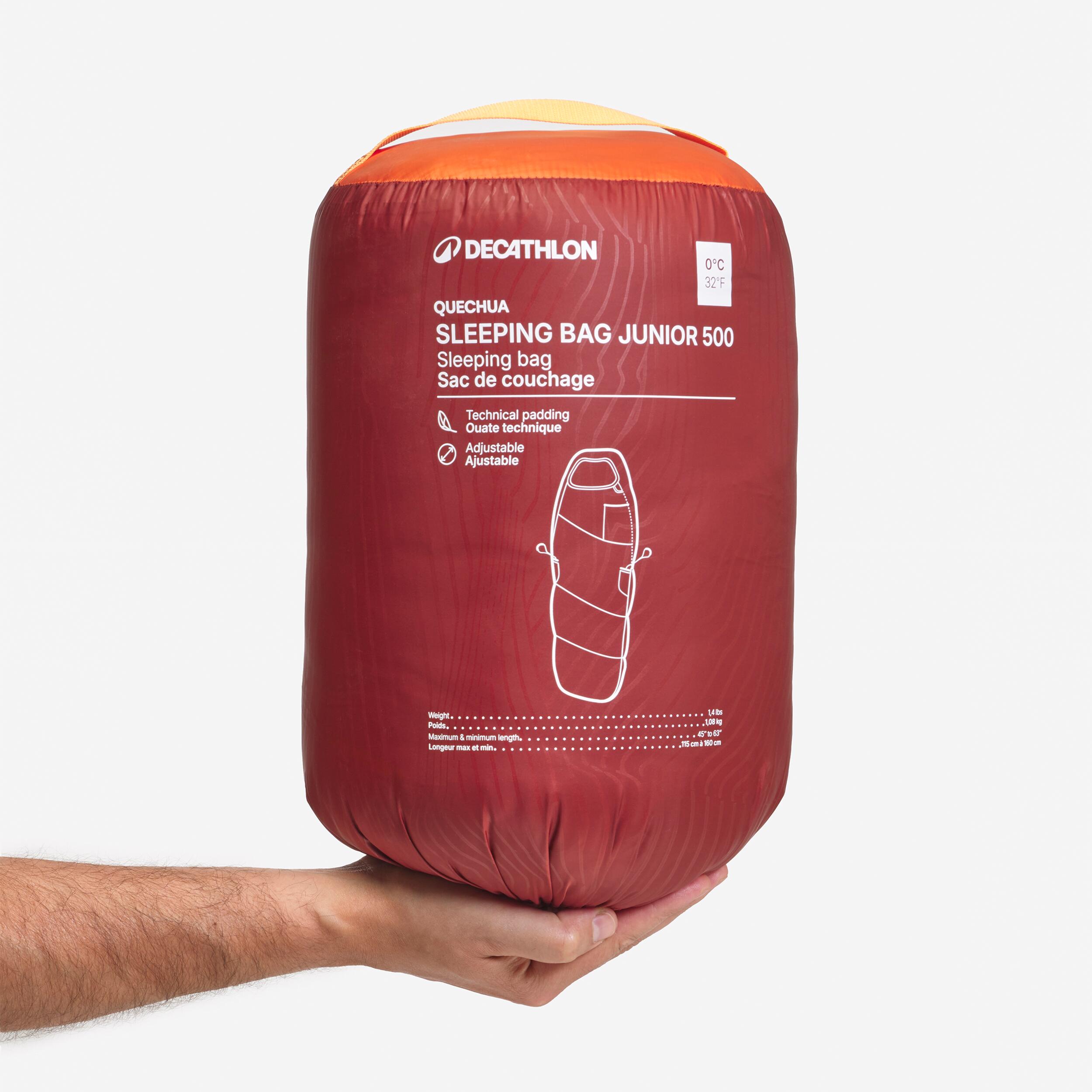 Kids’ Camping Sleeping Bag 0°C, MH 500 - QUECHUA