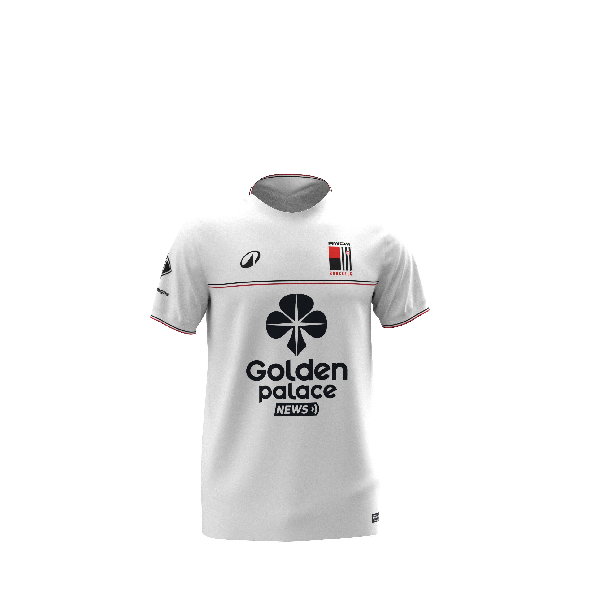 MAILLOT RWD MOLENBEEK DOMICILE BLANC SAISON 25/26 6/6