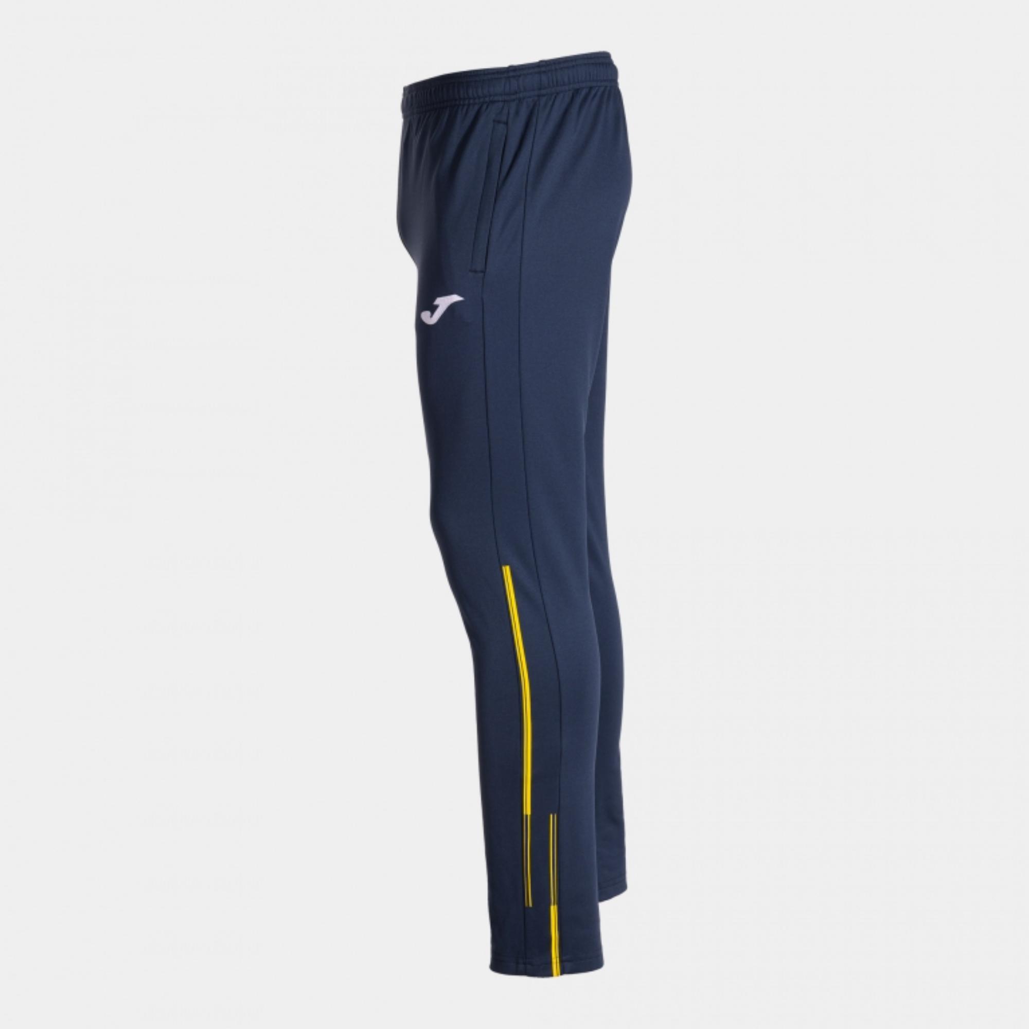 Pantalón Joma Largo Championship VII Niño Dark Navy Amarillo - CD 4/8