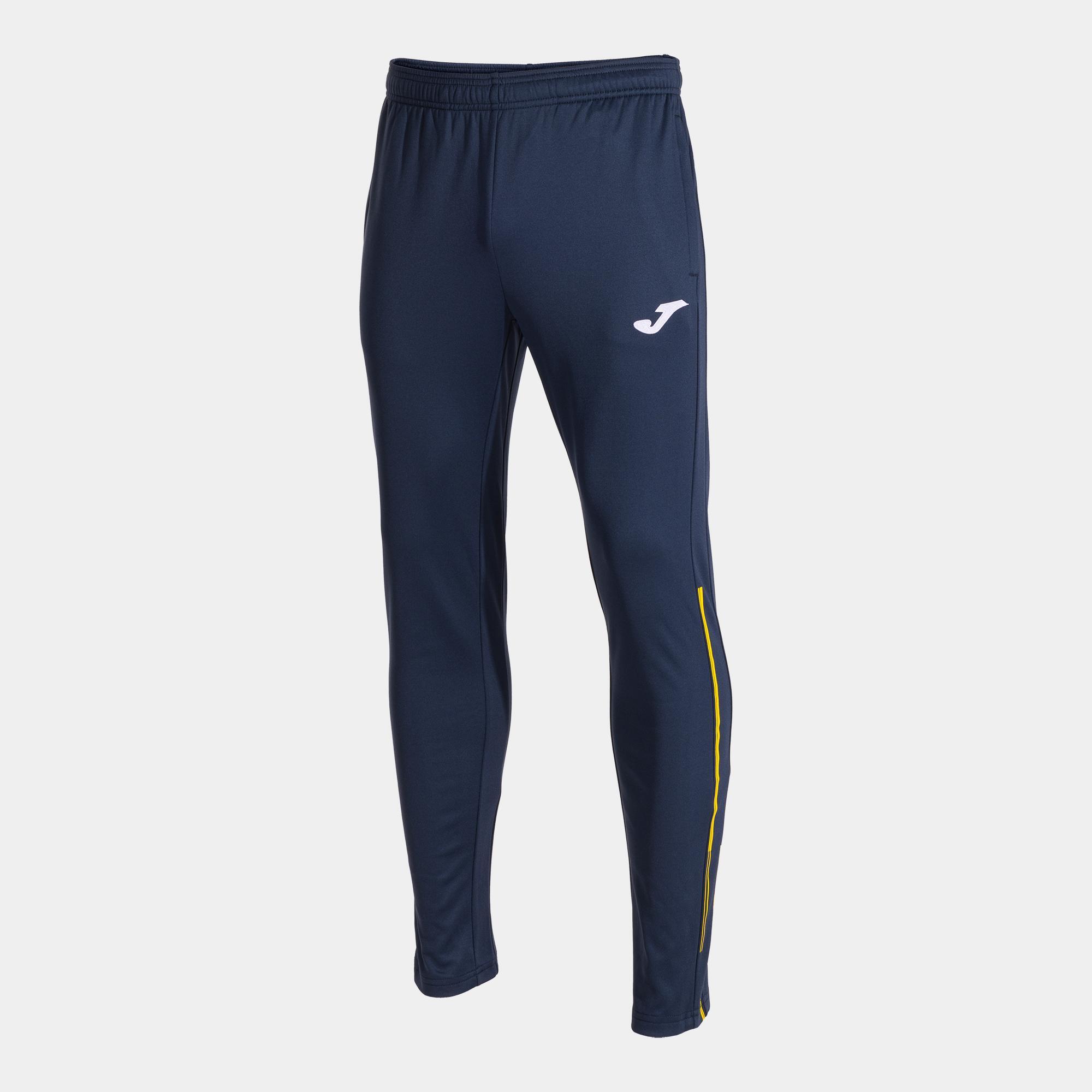 Pantalón Joma Largo Championship VII Niño Dark Navy Amarillo - CD 1/8