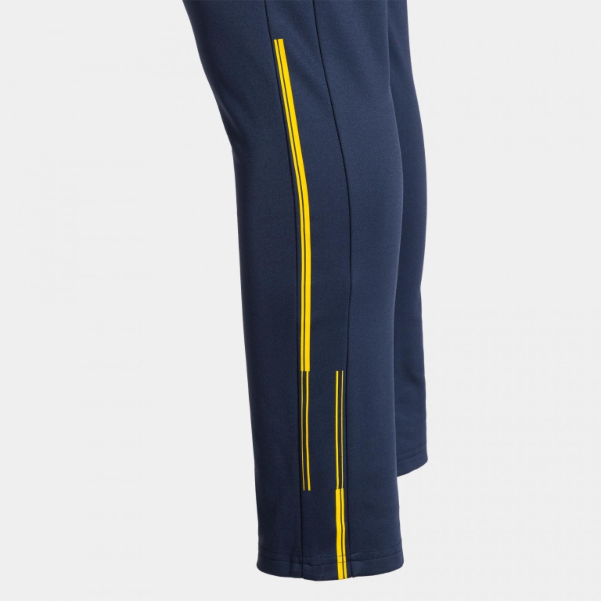 Pantalón Joma Largo Championship VII Niño Dark Navy Amarillo - CD 6/8