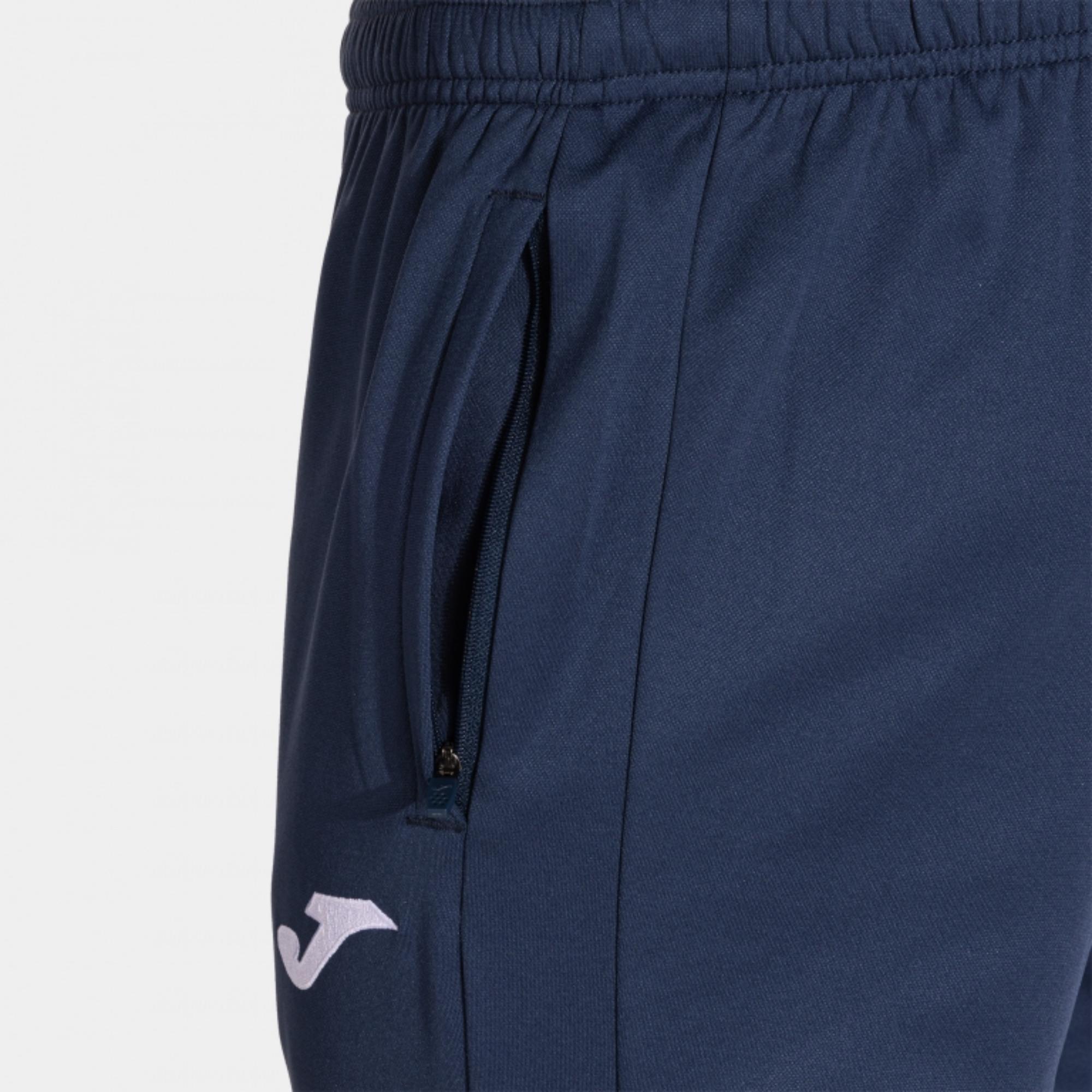 Pantalón Joma Largo Championship VII Niño Dark Navy Turquesa - CD 7/8