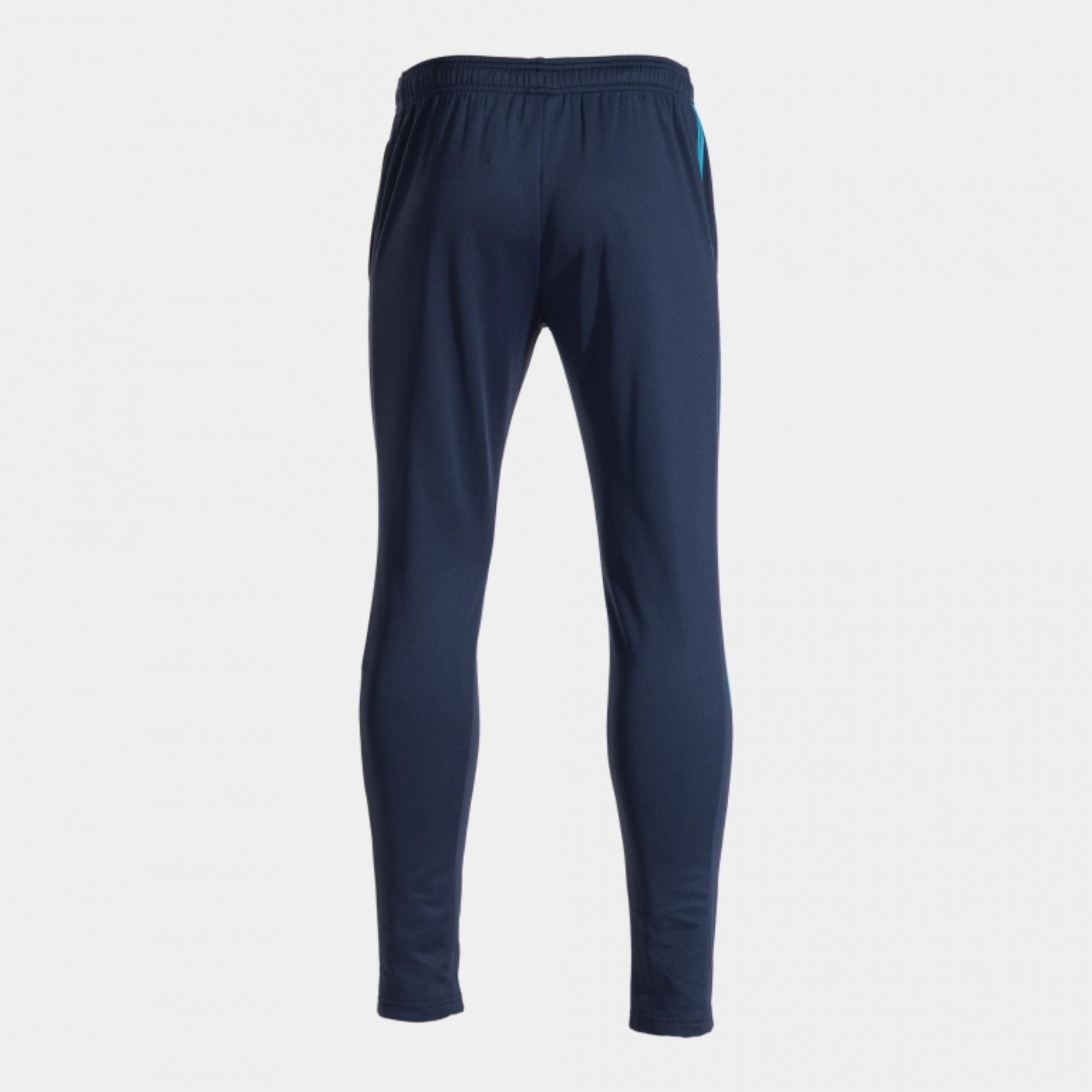 Pantalón Joma Largo Championship VII Niño Dark Navy Turquesa - CD 2/8