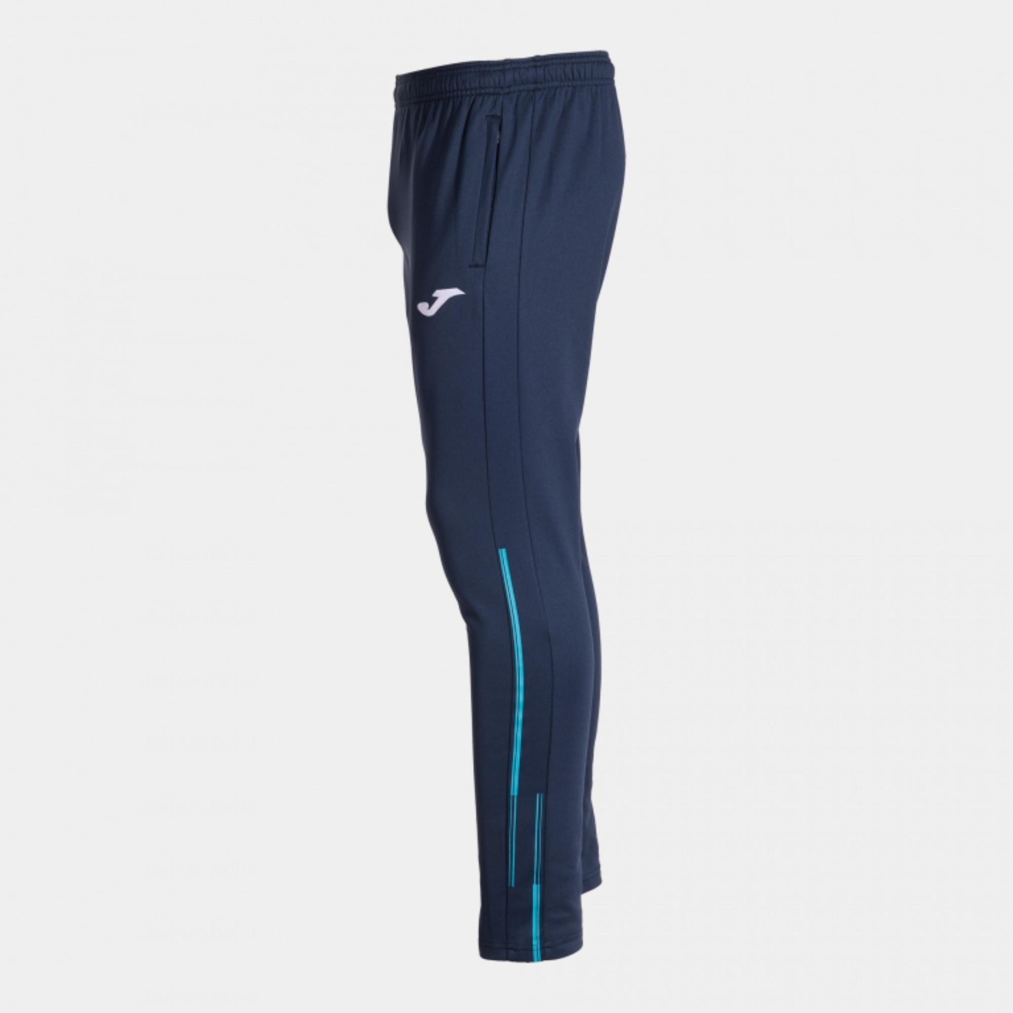 Pantalón Joma Largo Championship VII Niño Dark Navy Turquesa - CD 4/8