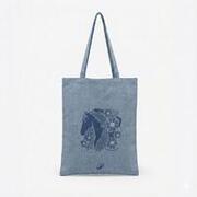 Sacoșă tip tote bag echitație Albastru Fabricată în Franța