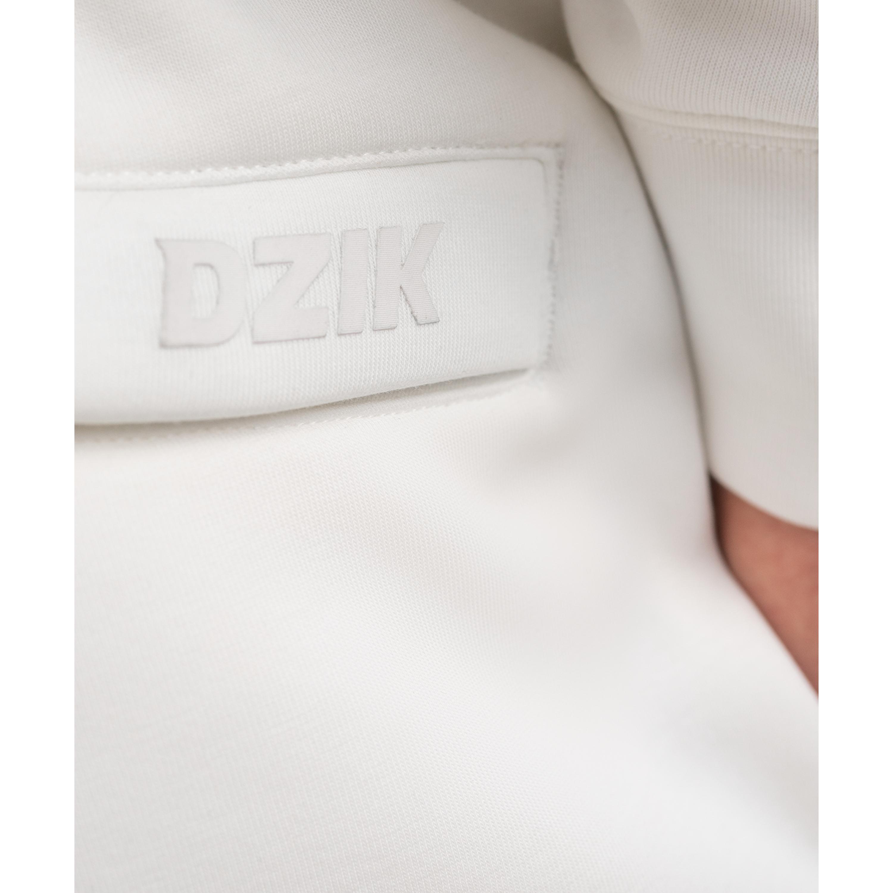Spodnie INTERLOCK OVERSIZE DZIK® białe 4/4