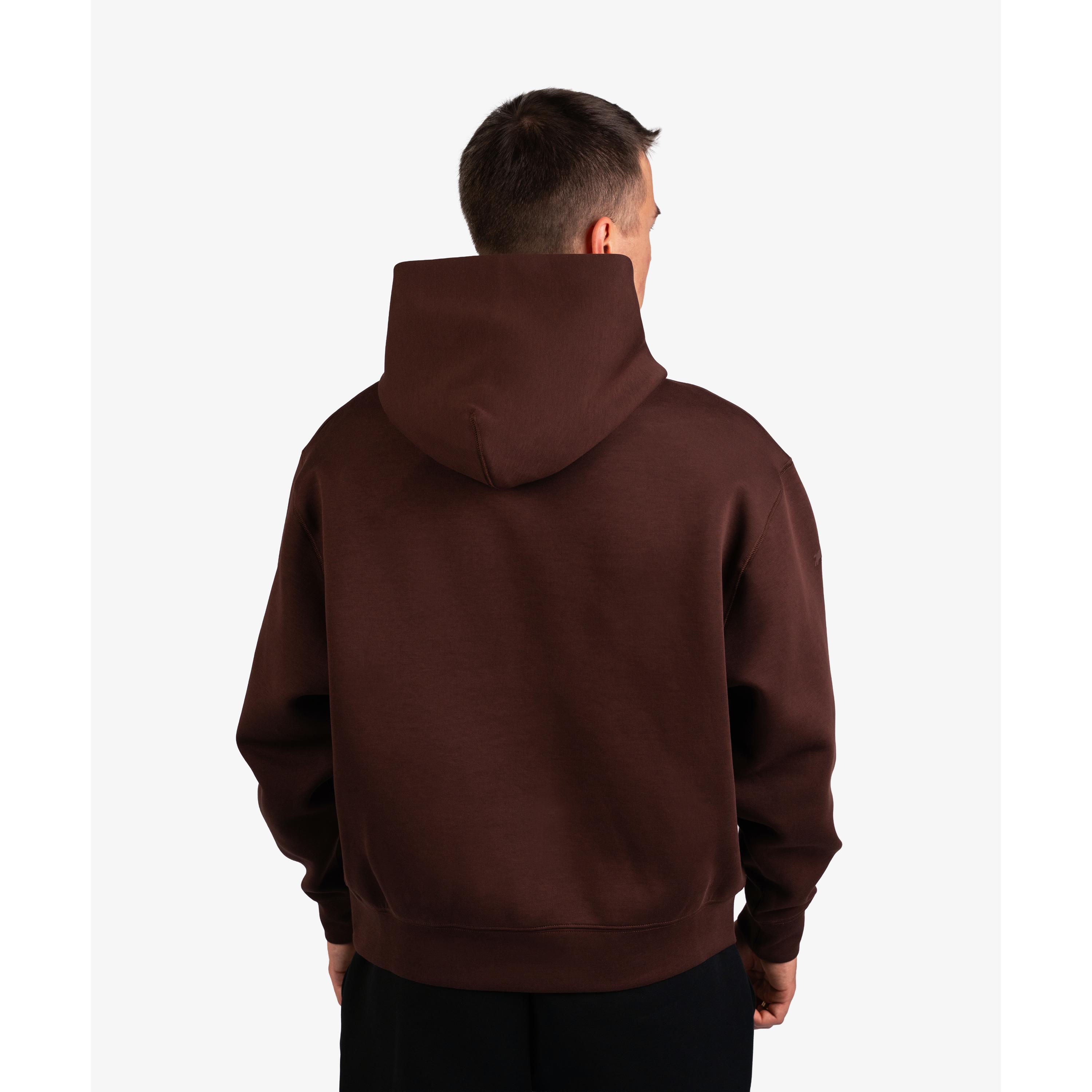 Bluza INTERLOCK OVERSIZE DZIK® brązowa 3/4