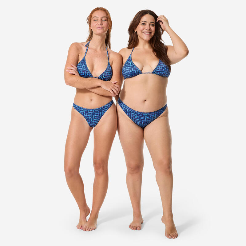 Kadın Üçgen Bikini Üstü - Mavi - MAE
