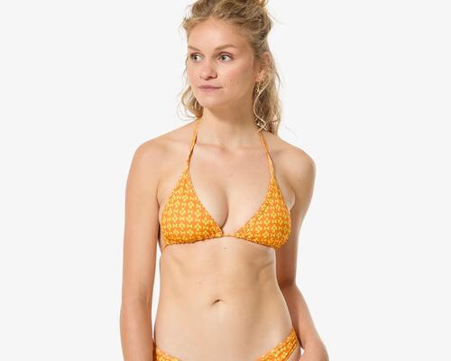 Haut de maillot de bain triangle surf femme, Mae Keyshot orange