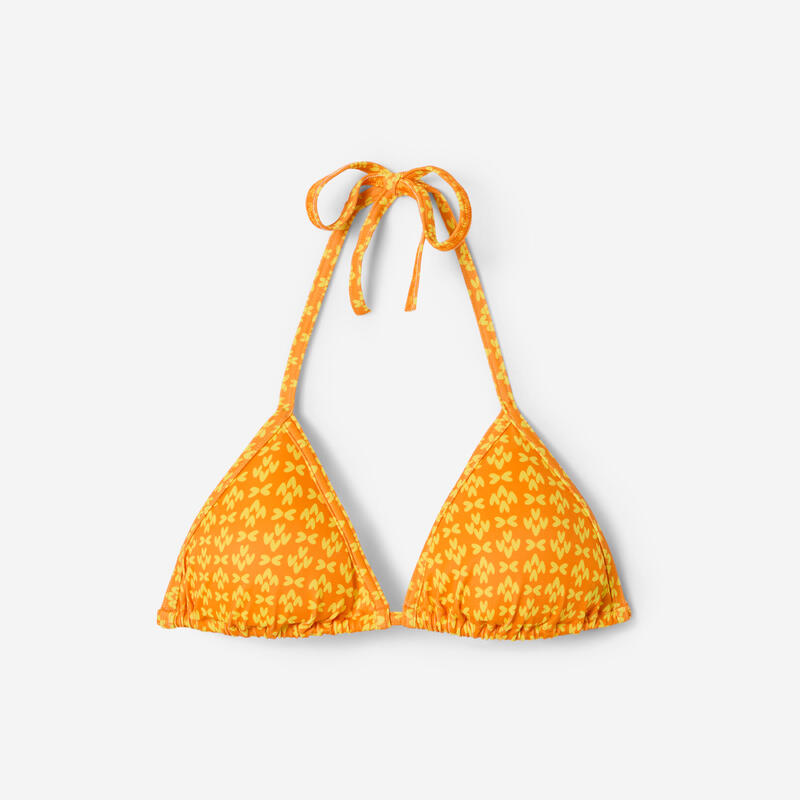 Kadın Üçgen Bikini Üstü - Turuncu - MAE