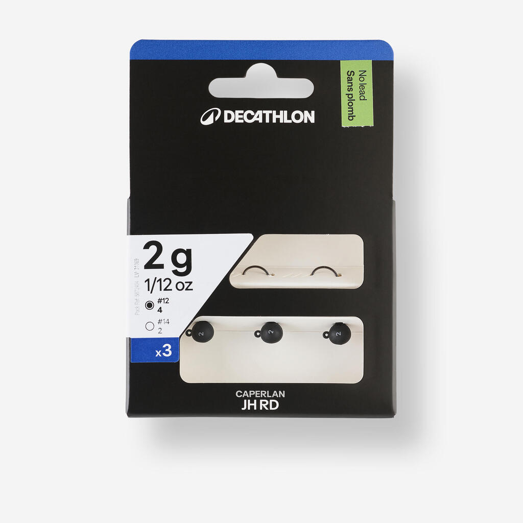 Okrogle glave trnka brez svinca JH RD črne