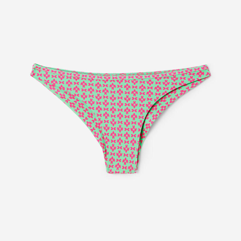 Slip de baie tanga surf Lulu Keyshot Verde Damă