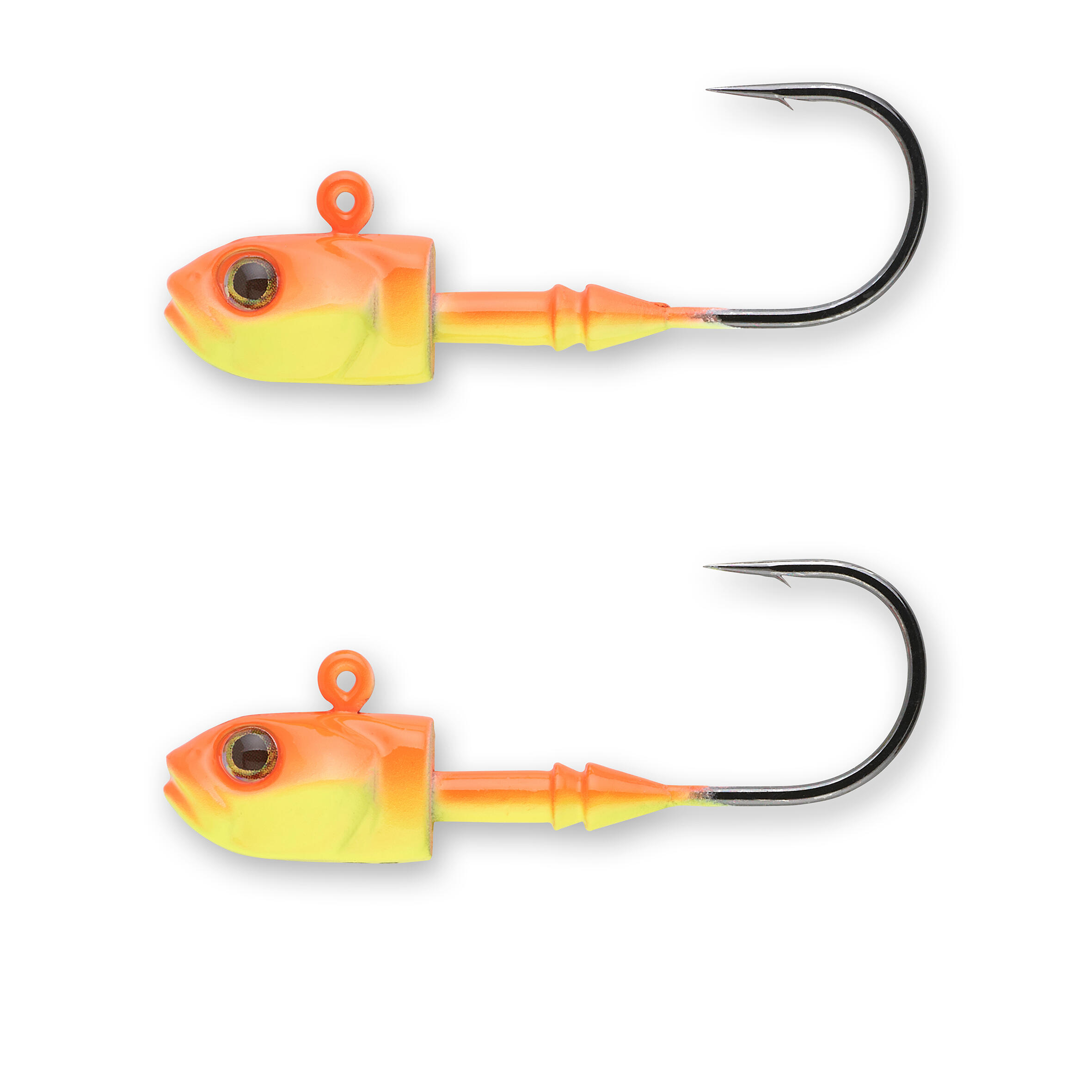 Cabeças Chumbadas Pesca com Amostras Flexíveis em Linear ou Vertical JH V Fluo 4/16
