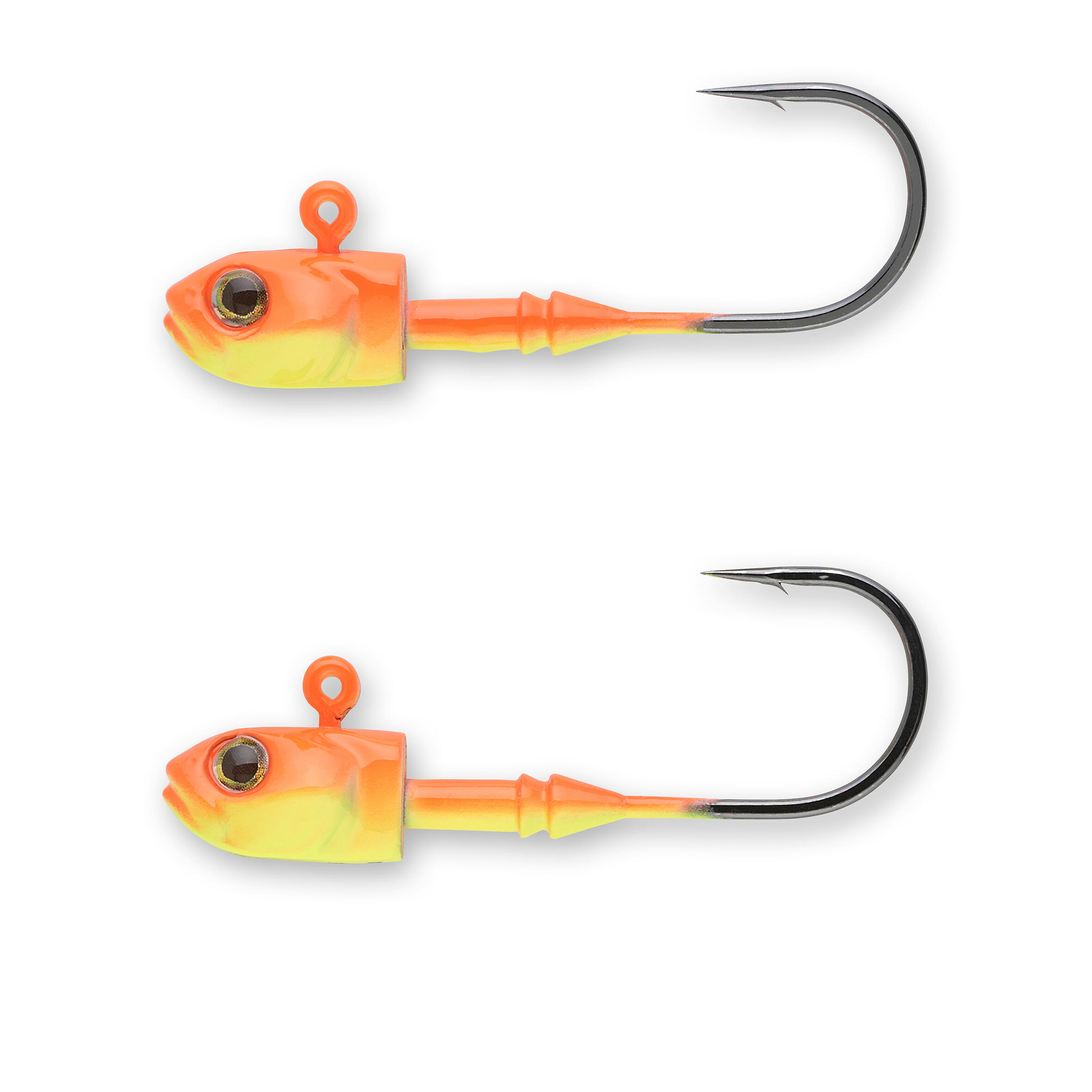 Cabeças Chumbadas Pesca com Amostras Flexíveis em Linear ou Vertical JH V Fluo 2/16