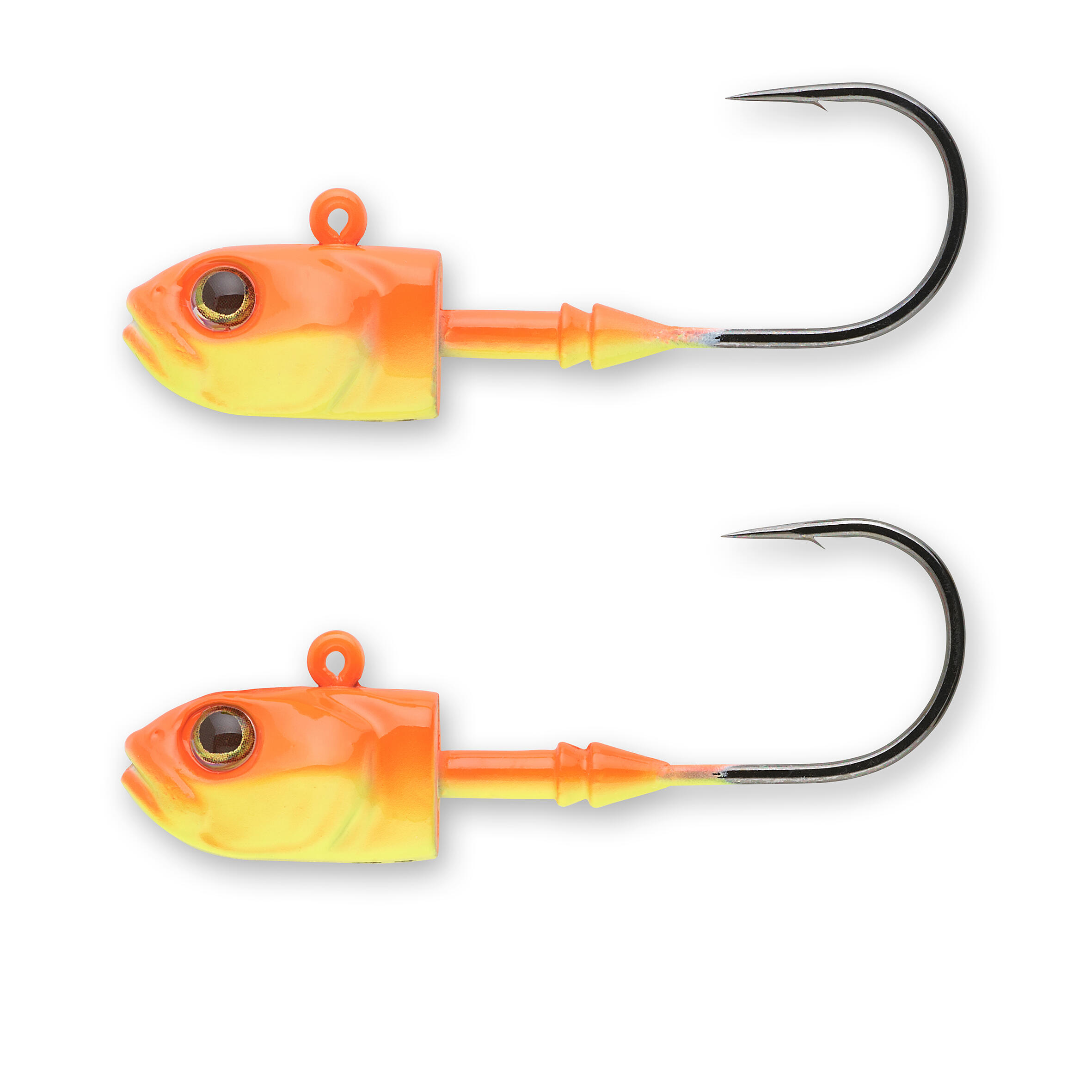 Cabeças Chumbadas Pesca com Amostras Flexíveis em Linear ou Vertical JH V Fluo 16/16