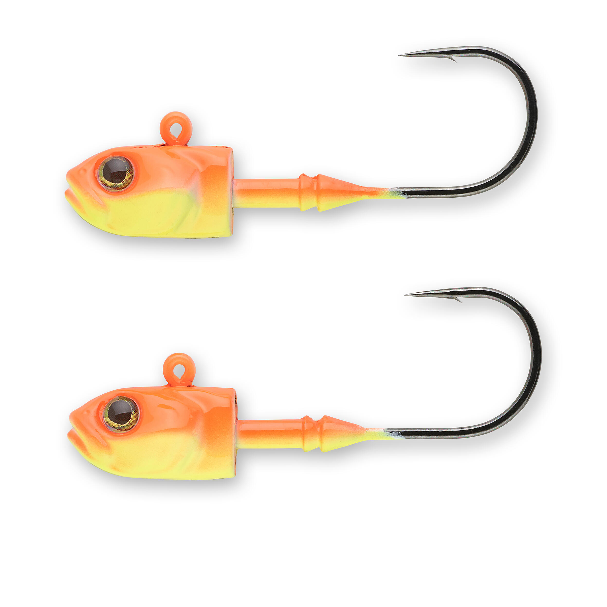 Cabeças Chumbadas Pesca com Amostras Flexíveis em Linear ou Vertical JH V Fluo 14/16