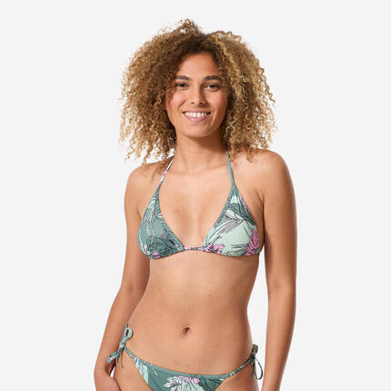 Haut de maillot de bain triangle Femme - Mae foly turquoise