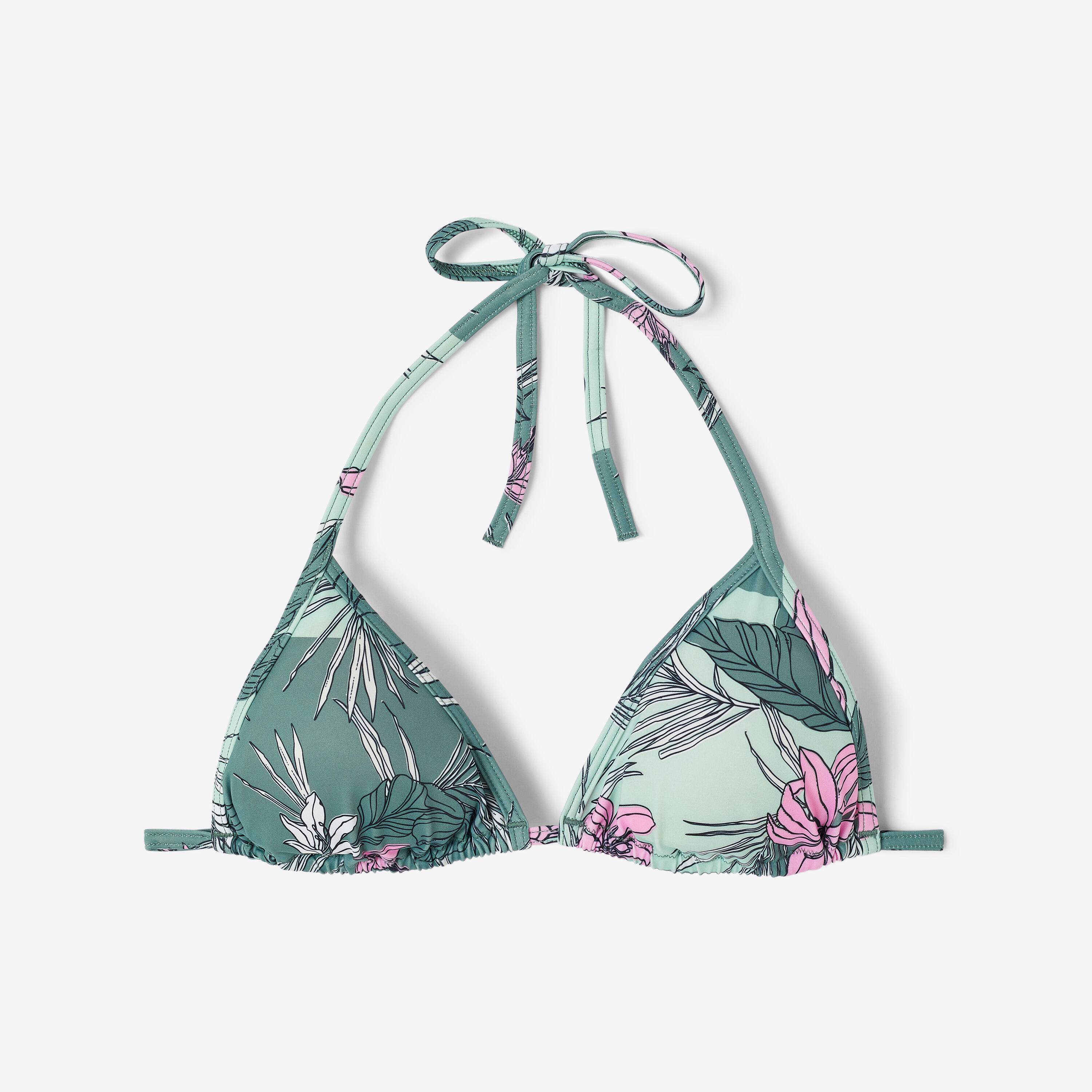 Top de Bikini Triângulo de Surf mulher, Mae Numea Caqui 7/7