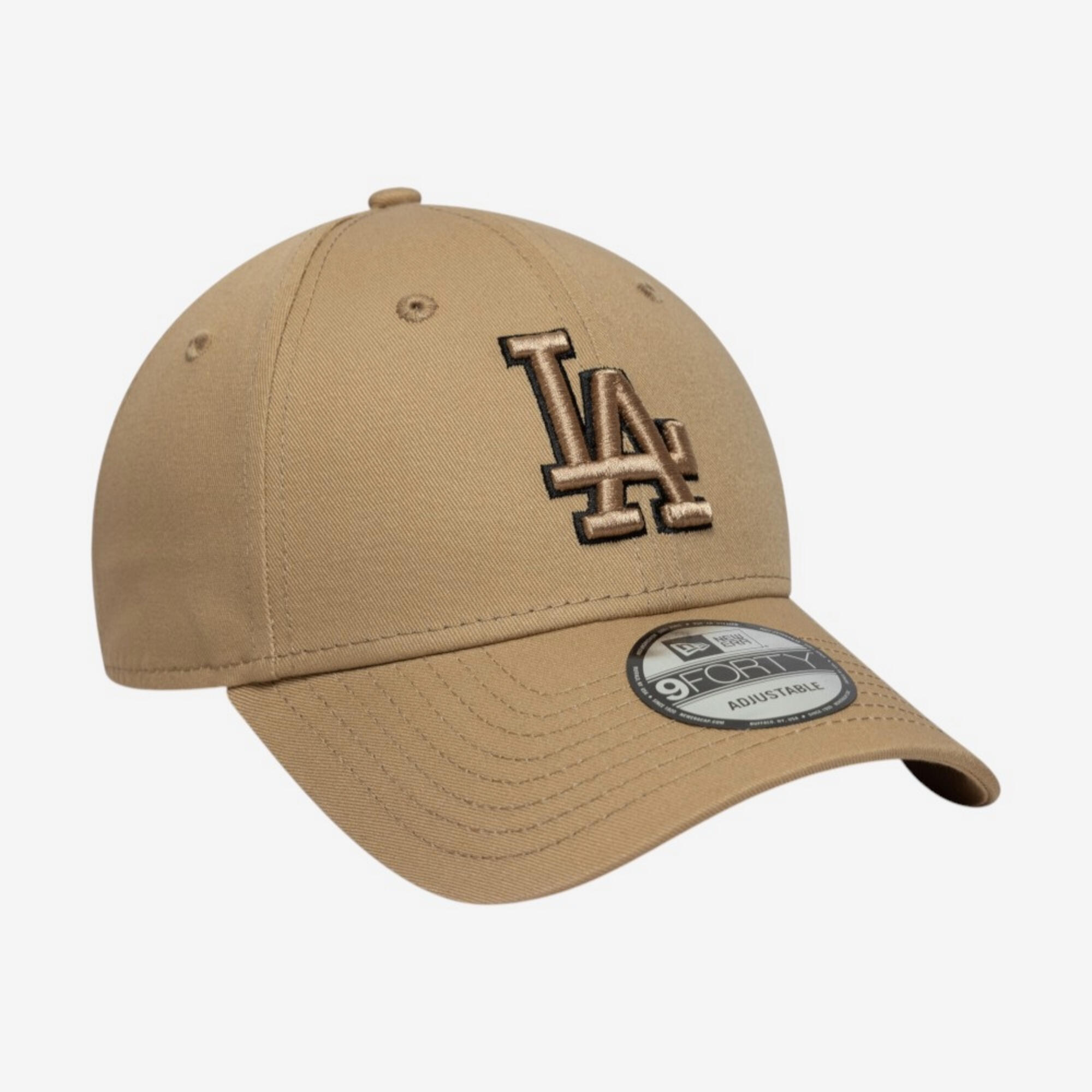 Damen/Herren Baseball Cap - Los Angeles Dodgers 9Forty hellbraun 3/5