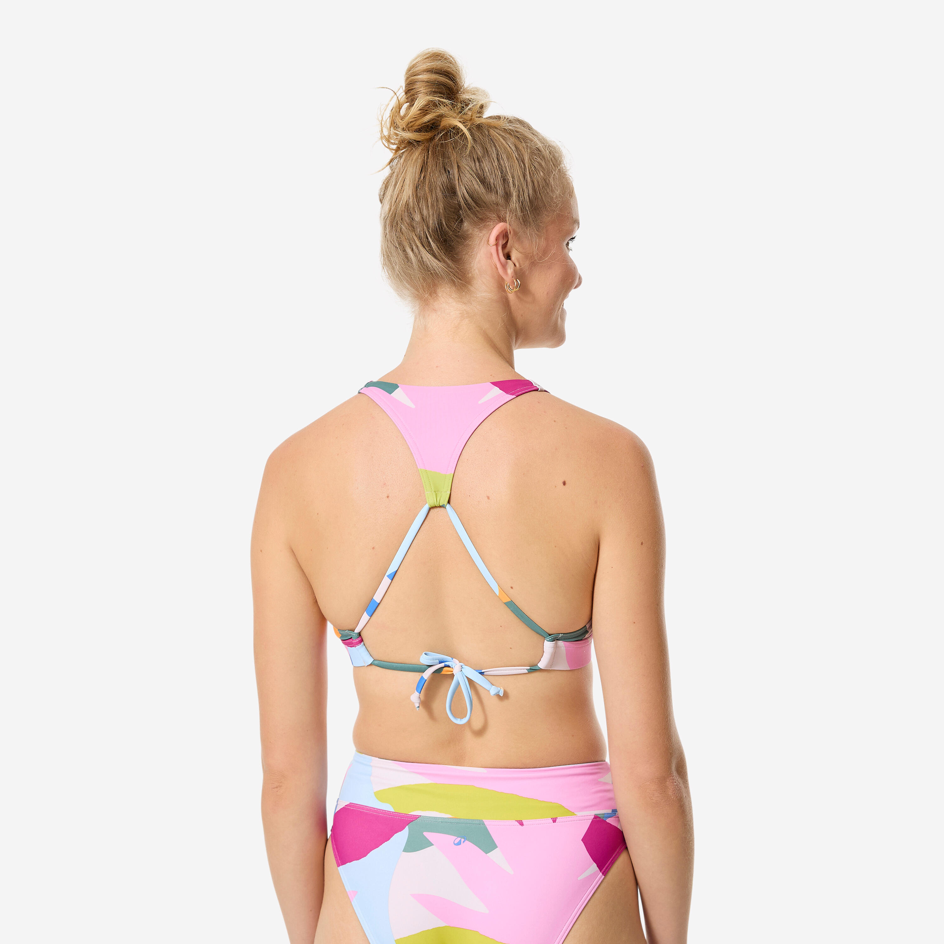Bikini-Oberteil Bustier Surfen Damen, Agatha Colorama 3/7