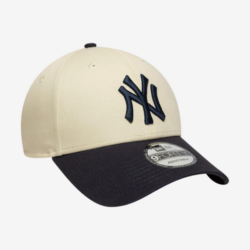 Șapcă de baseball - New York Yankees bej-bleumarin, adulți