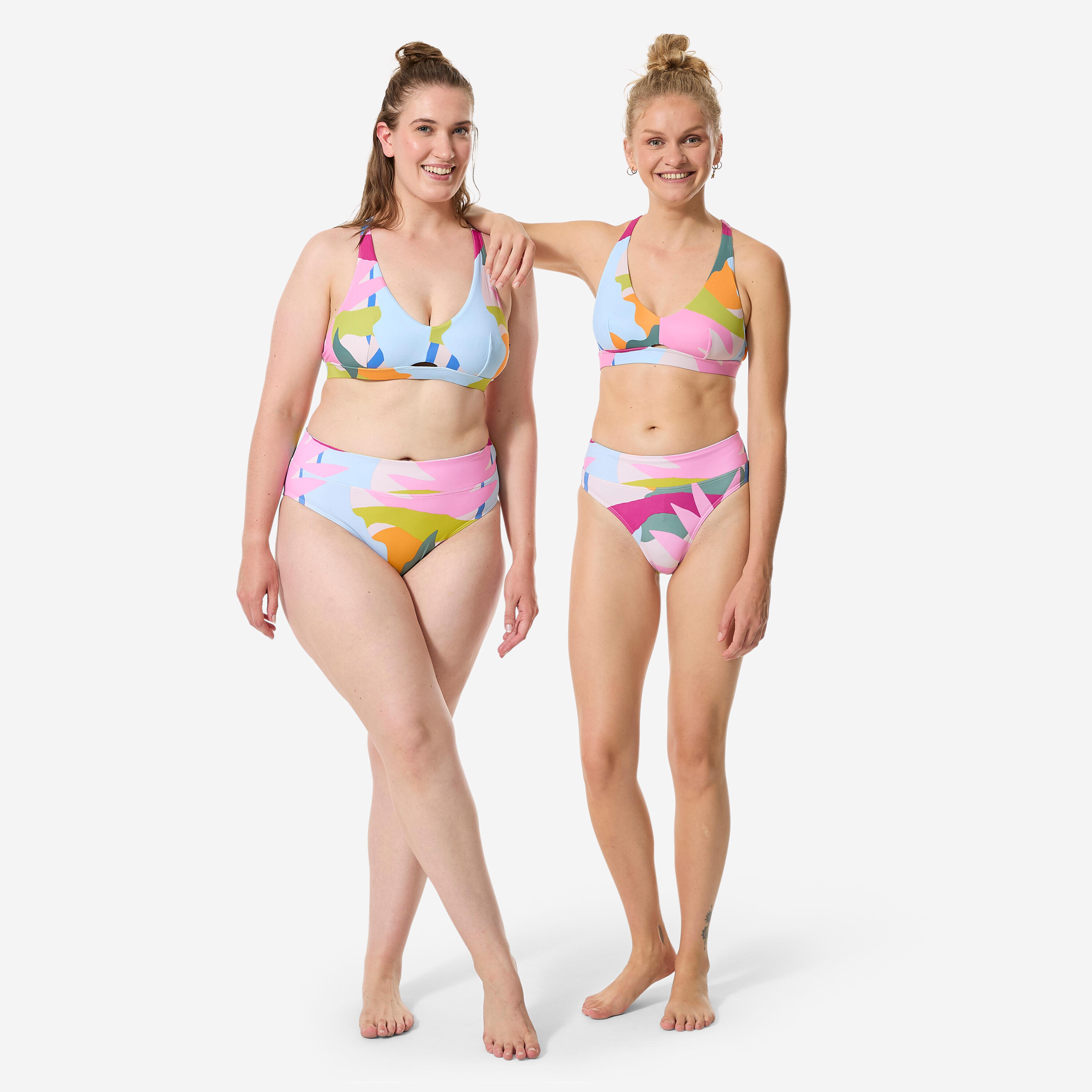 Bikini-Oberteil Bustier Surfen Damen, Agatha Colorama 2/7