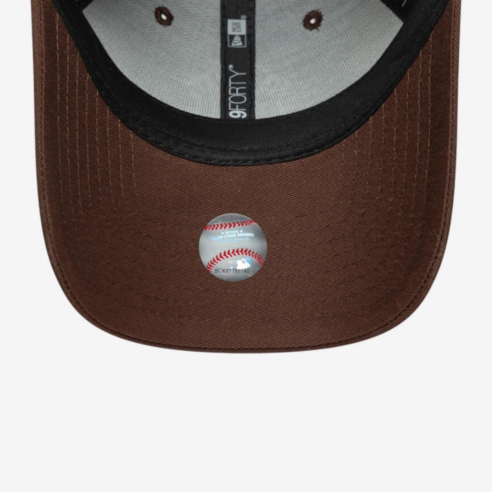 Casquette baseball adulte - New Era NY Yankees marron 4/5