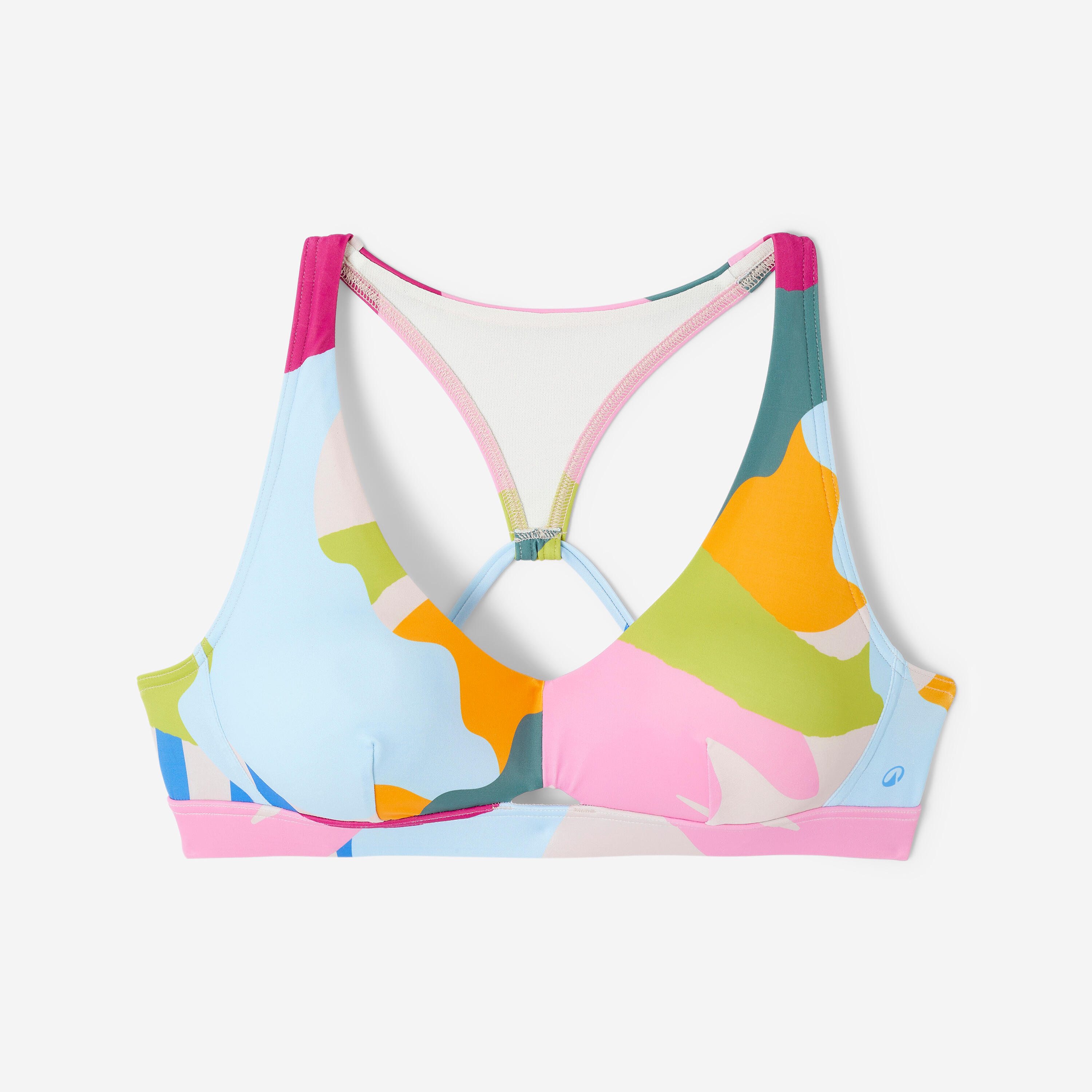 Bikini-Oberteil Bustier Surfen Damen, Agatha Colorama 6/7