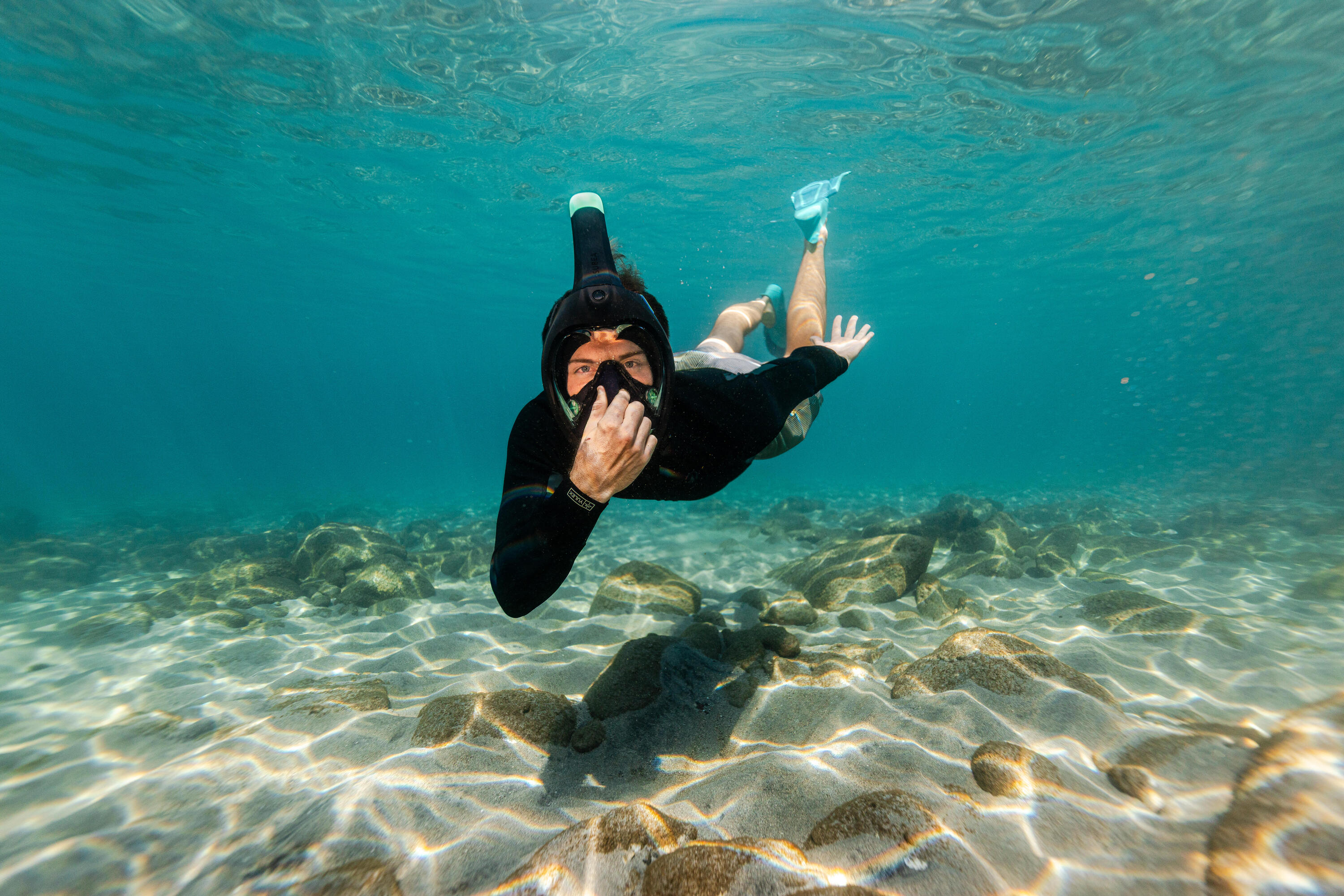 Masque snorkeling immersion Easybreath 900, noir 14/20