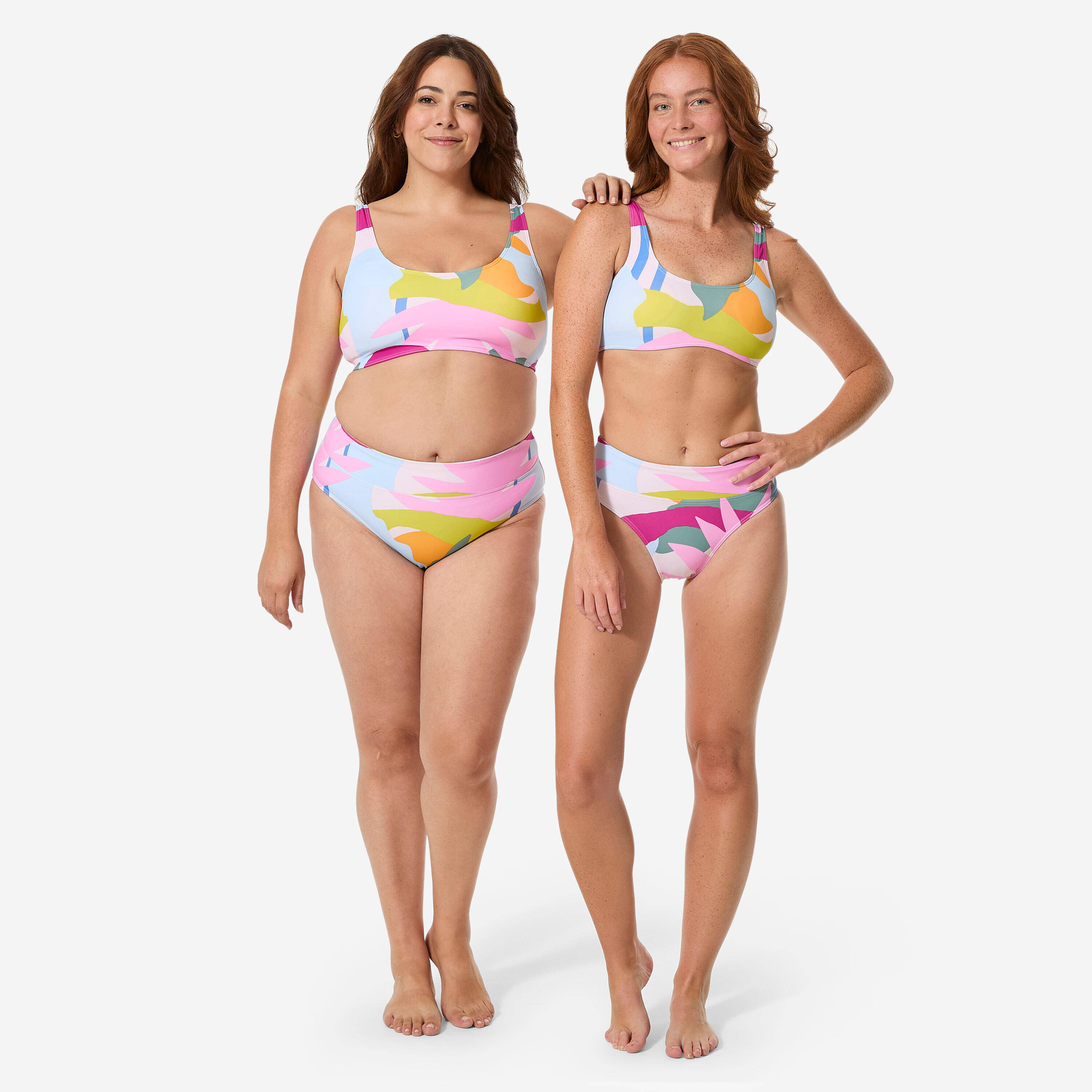 Women’s surfing bralette bikini top, Aurely Colorama -  2
