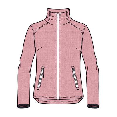 Fleecejack 100 dames zeilen roze