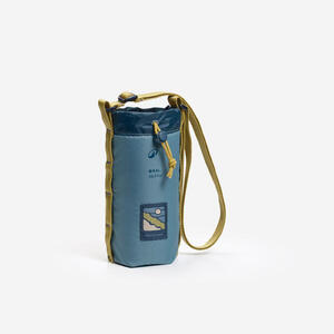 Funda isotérmica cantimplora senderismo de hasta 0,6 L con bandolera y bolsillo