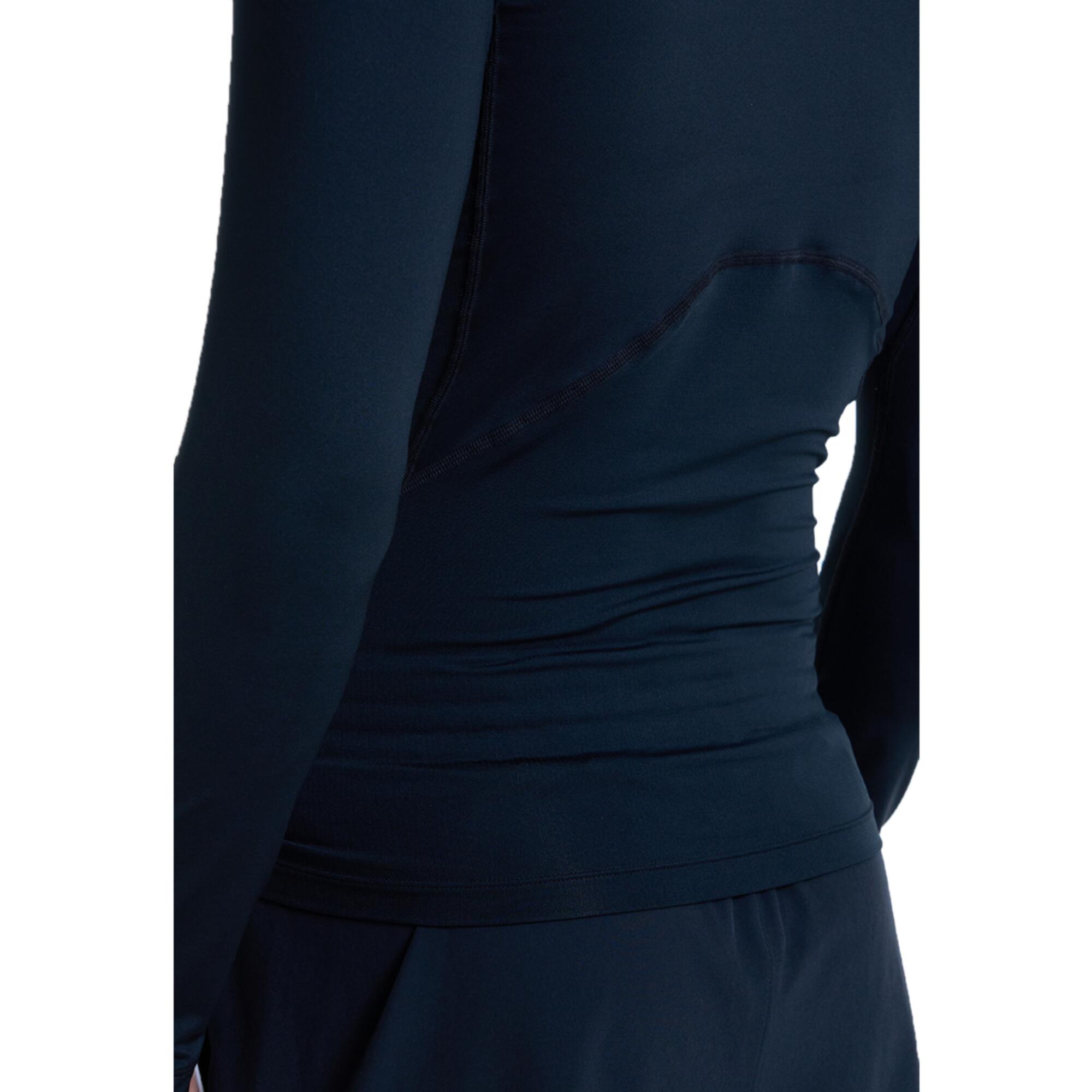 T-shirt HeatGear® heren met lange mouwen compressie zwart 3/5