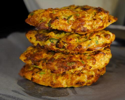 Fehérjedús recept: zöldséges galette-ek