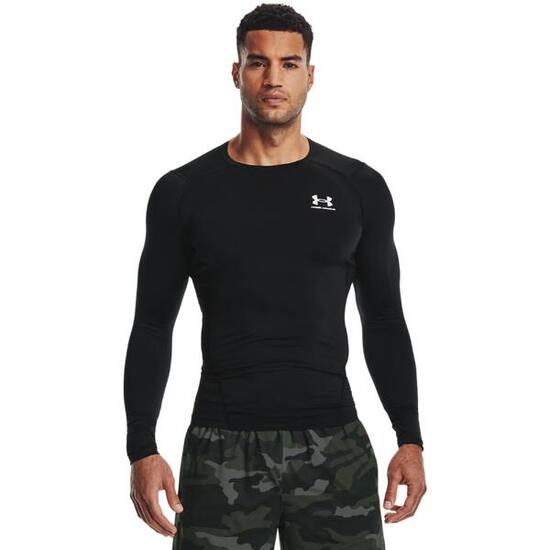 T-shirt compression manches longues HeatGear® homme, noir