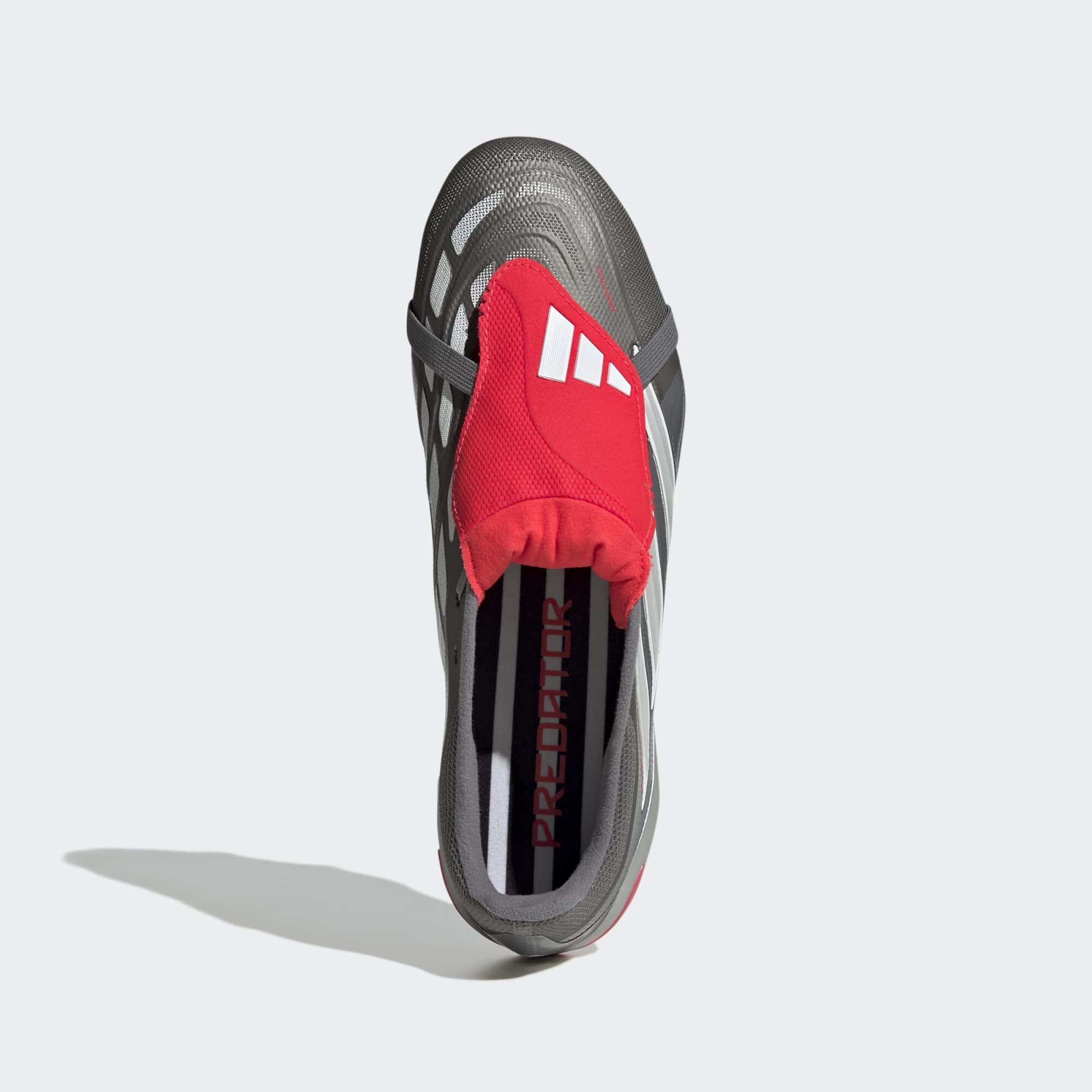 Scarpe adulti PREDATOR LEAGUE grigio-rosso 5/10