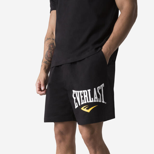Pantalón Corto Hombre Negro Algodón
