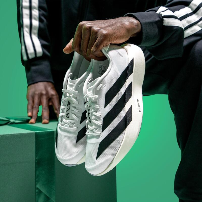 Erkek Hafif Koşu Ayakkabısı - Siyah/Beyaz - Adidas Adizero Evo SL