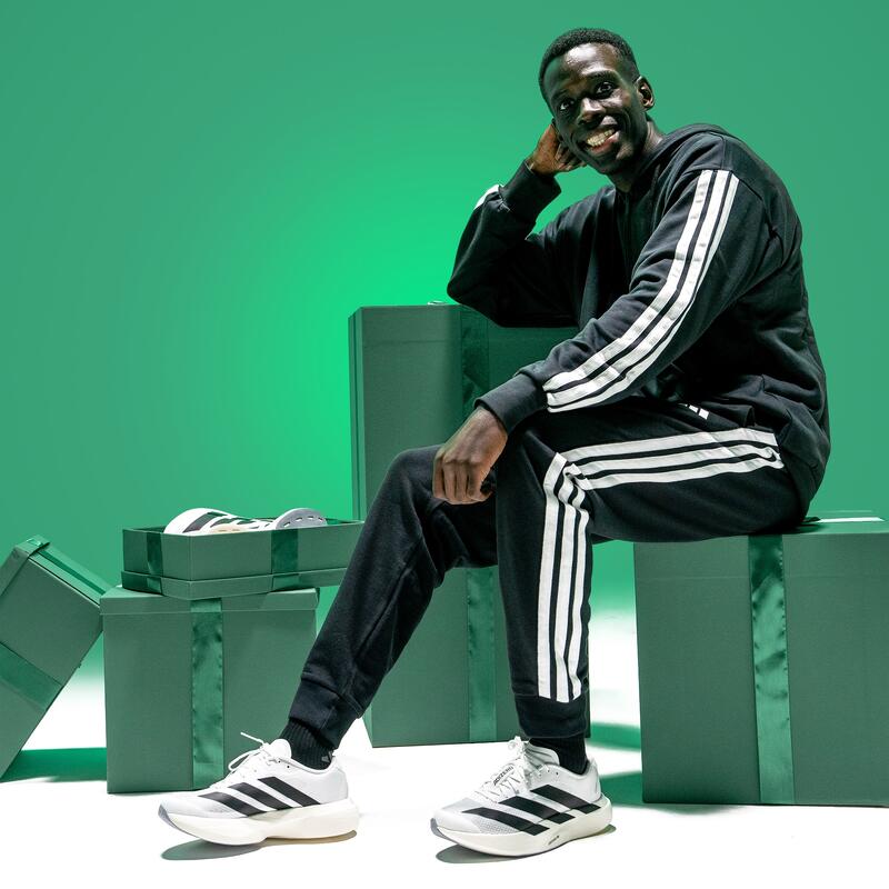 Erkek Hafif Koşu Ayakkabısı - Siyah/Beyaz - Adidas Adizero Evo SL