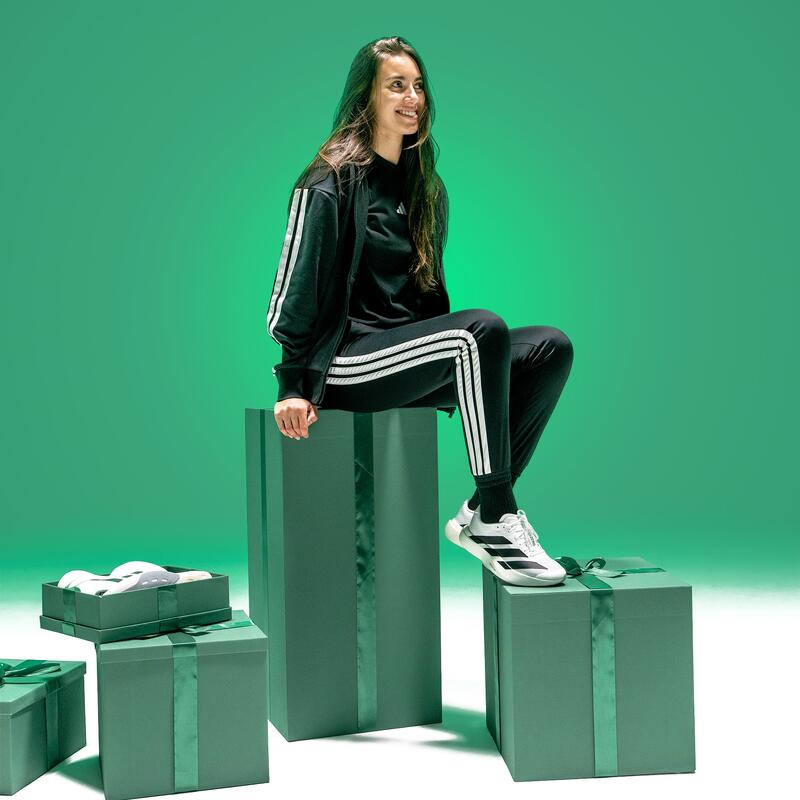Kadın Hafif Koşu Ayakkabısı - Siyah/Beyaz - Adidas Adizero Evo SL