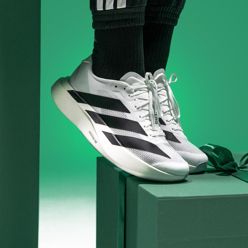 Kadın Hafif Koşu Ayakkabısı - Siyah/Beyaz - Adidas Adizero Evo SL