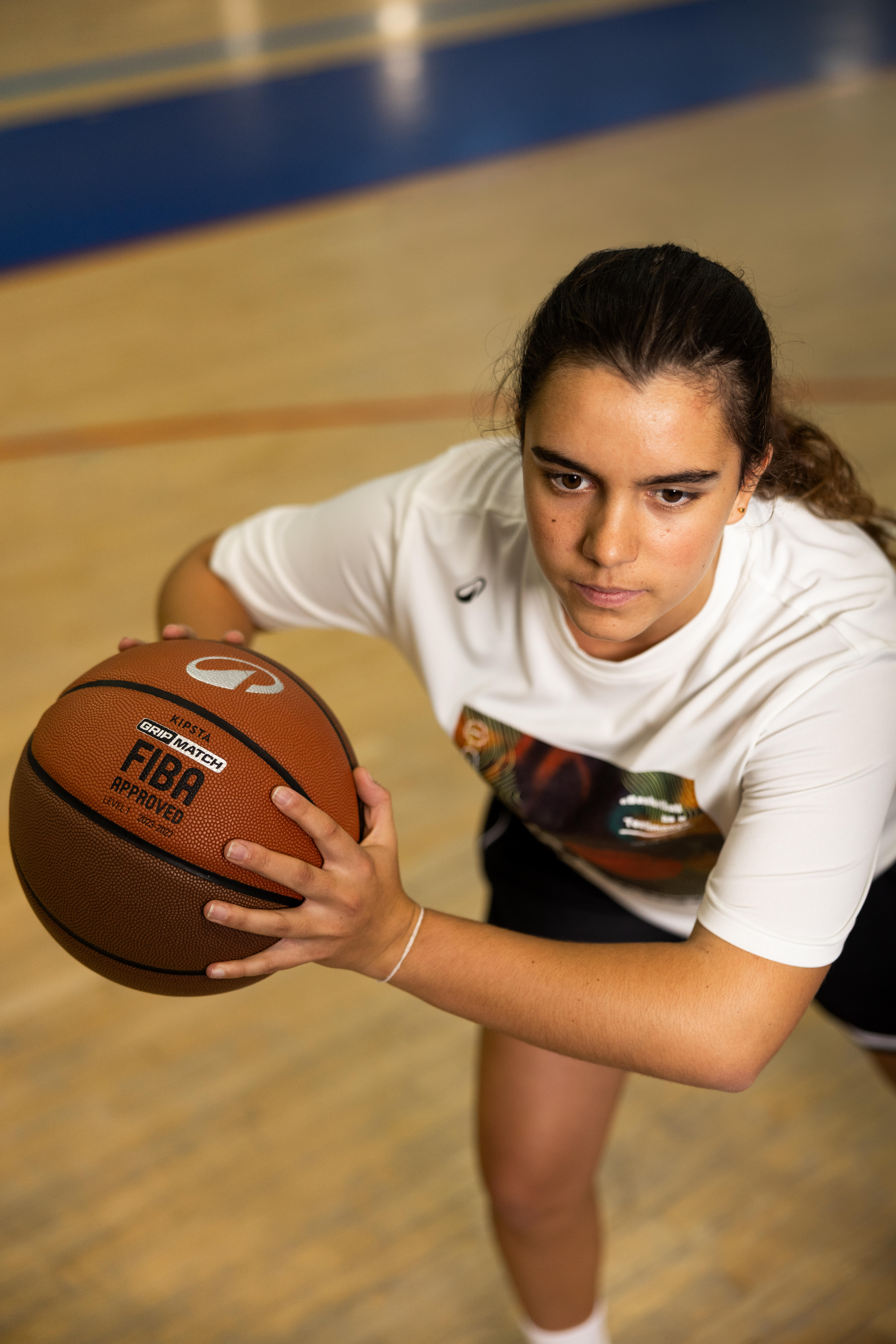 Ballon de basketball FIBA de taille 6, BT 500 - TARMAK